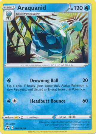 Araquanid (Pokemon Sword & Shield: Silver Tempest)