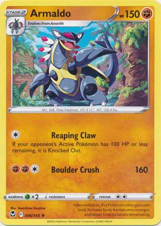Armaldo (Pokemon Sword & Shield: Silver Tempest)