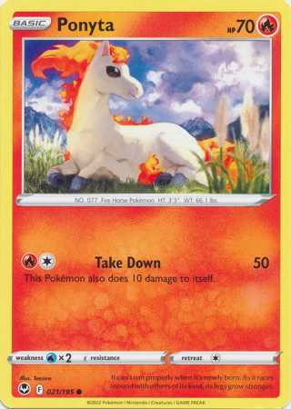 Ponyta (Pokemon Sword & Shield: Silver Tempest)