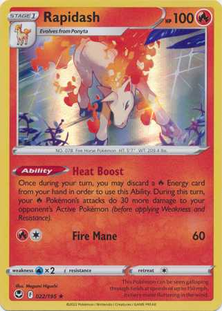Rapidash (Pokemon Sword & Shield: Silver Tempest)