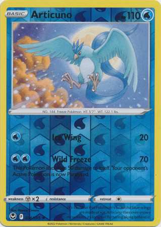 Articuno - Reverse Foil (Pokemon Sword & Shield: Silver Tempest)