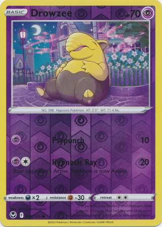 Drowzee - Reverse Foil (Pokemon Sword & Shield: Silver Tempest)