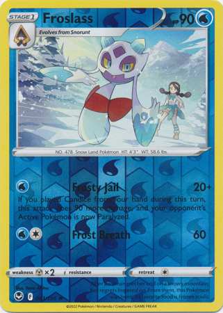 Froslass - Reverse Foil (Pokemon Sword & Shield: Silver Tempest)