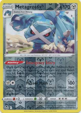 Metagross - Reverse Foil (Pokemon Sword & Shield: Silver Tempest)