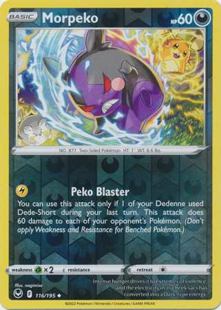 Morpeko - Reverse Foil (Pokemon Sword & Shield: Silver Tempest)