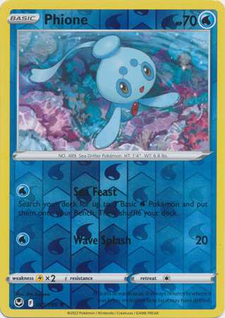 Phione - Reverse Foil (Pokemon Sword & Shield: Silver Tempest)