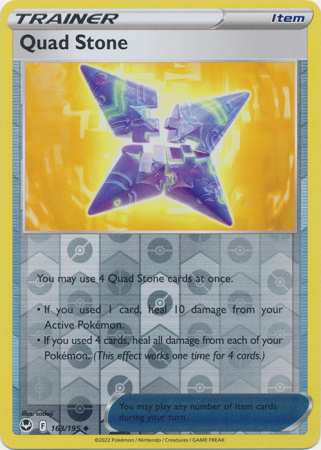 Quad Stone - Reverse Foil (Pokemon Sword & Shield: Silver Tempest)