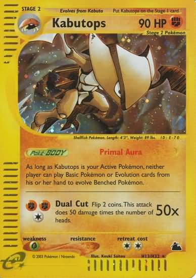 Kabutops3 (Skyridge Singles)