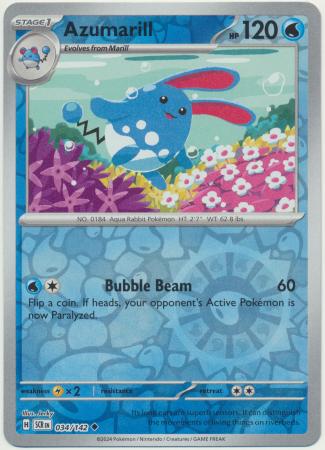 Azumarill - Reverse Foil (Pokemon Scarlet & Violet: Stellar Crown)