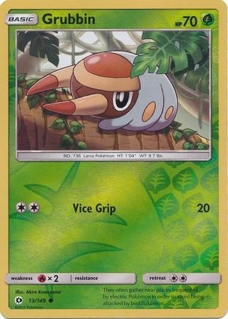 Grubbin (Pokemon Sun & Moon Base Set)