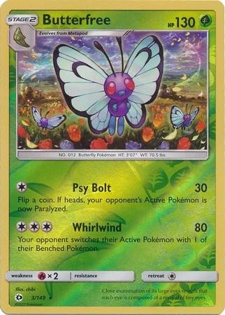 Butterfree (Pokemon Sun & Moon Base Set)
