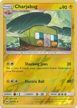 Charjabug (Pokemon Sun & Moon Base Set)
