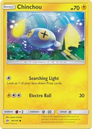 Chinchou (Pokemon Sun & Moon Base Set)