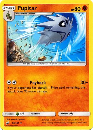 Pupitar (Pokemon Sun & Moon Team Up)