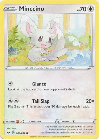 Minccino (Pokemon Sword & Shield Base Set)