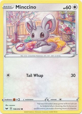 Minccino (Pokemon Sword & Shield Base Set)