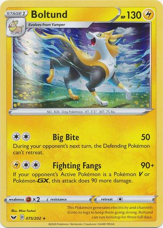Boltund (Pokemon Sword & Shield Base Set)