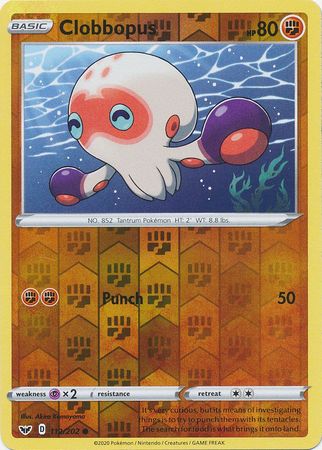 Clobbopus - Reverse Foil (Pokemon Sword & Shield Base Set)