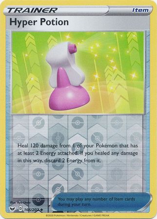 Hyper Potion - Reverse Foil (Pokemon Sword & Shield Base Set)