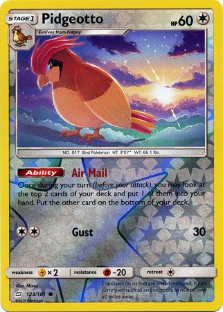 Pidgeotto (Pokemon Sun & Moon Team Up) (Reverse Foil)