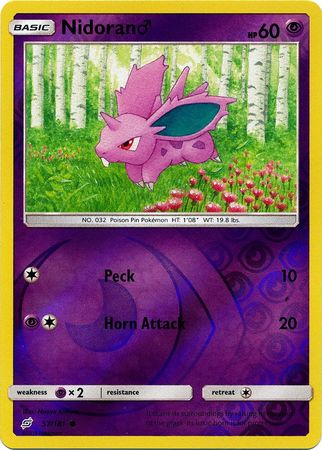 Nidoran M (Pokemon Sun & Moon Team Up) (Reverse Foil)