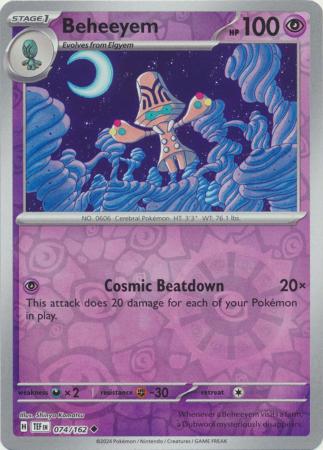 Beheeyem - Reverse Foil (Pokemon Scarlet & Violet: Temporal Forces)