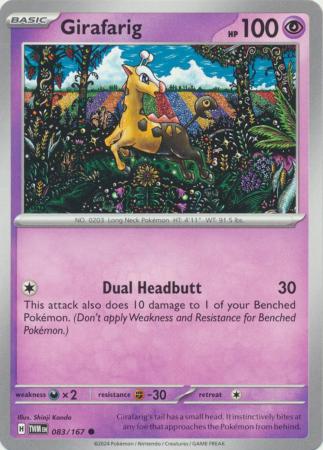 Girafarig (Pokemon Scarlet & Violet: Twilight Masquerade)