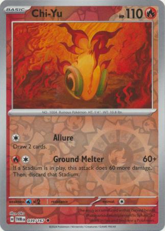 Chi-Yu - Reverse Foil (Pokemon Scarlet & Violet: Twilight Masquerade)
