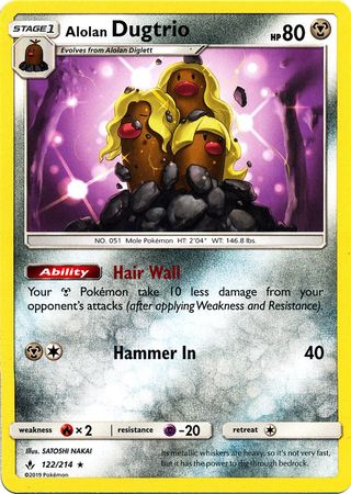Alolan Dugtrio (Pokemon Sun & Moon: Unbroken Bonds)