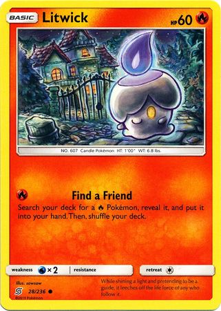 Litwick (Pokemon Sun & Moon: Unified Minds)