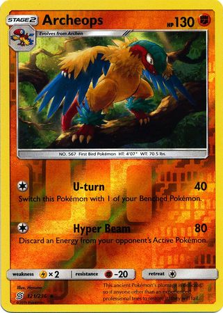 Archeops (Pokemon Sun & Moon: Unified Minds) (Reverse Foil)
