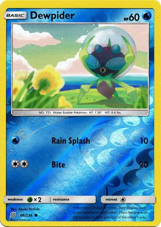 Dewpider (Pokemon Sun & Moon: Unified Minds) (Reverse Foil)
