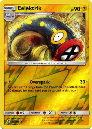 Eelektrik (Pokemon Sun & Moon: Unified Minds) (Reverse Foil)