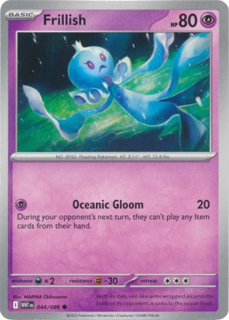 Frillish (Pokemon Scarlet & Violet White Flare)