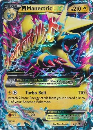 M Manectric-EX (Pokemon XY Phantom Forces Singles)