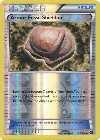 Armor Fossil Shieldon (Pokemon XY Steam Siege)