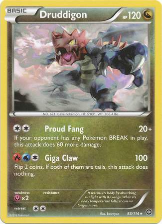 Druddigon (Pokemon XY Steam Siege)