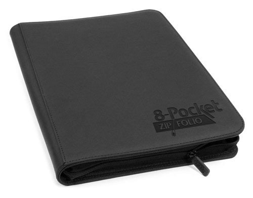 Ultimate Guard 8/16-Pocket ZipFolio (Mappe, holder 320 kort) XenoSkin Black (Sort)