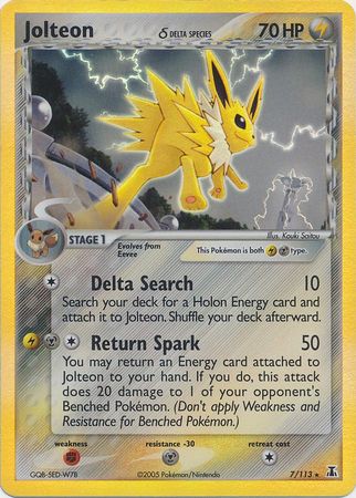 Jolteon (Delta Species)  (EX Delta Species Nintendo)