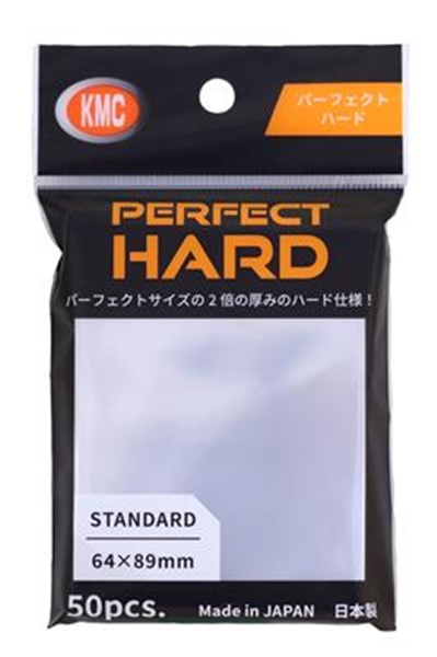 50 lommer! KMC - Perfect Hard - Perfect Fit Standard Sized Inner Sleeves (64x89mm)