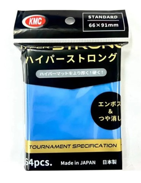 80 lommer! KMC - Hyper Strong Blue - Standard Sleeves (66x91mm)