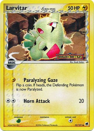 Larvitar (Delta Species)  (EX Dragon Frontiers)