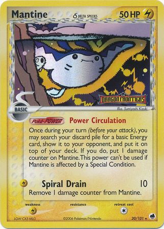 Mantine (Delta Species) (EX Dragon Frontiers)