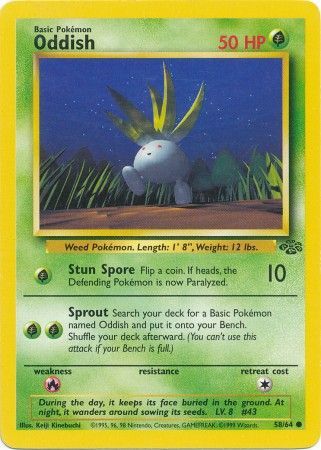 Oddish (Jungle WoTC)