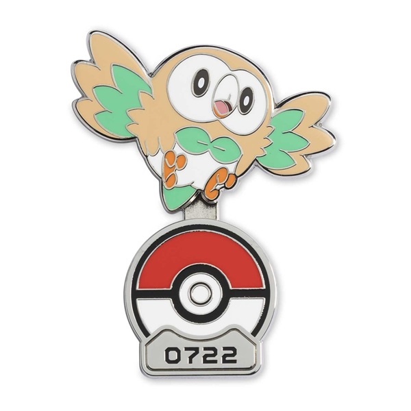 Pokémon - Rowlet - Pokémon Center Gallery Pin Badge