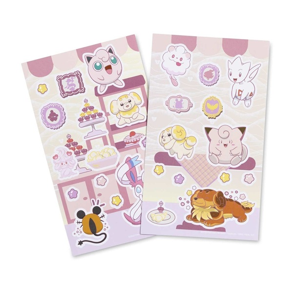 Pokémon - Elemental Ateliers: Fairy Types - Pokémon Center Sticker Sheets (2-Pack)