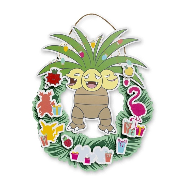 Pokémon - Exeggutor - Pokémon Center Holiday Layered Wood Wreath
