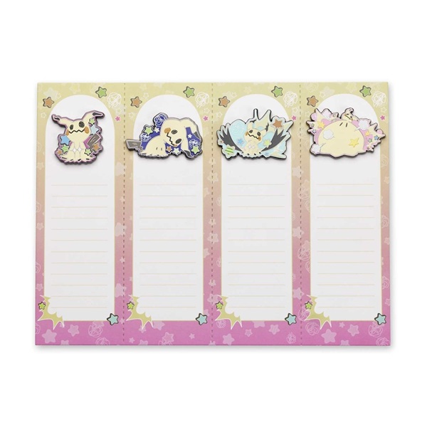 Pokémon - Let's Snuggle Forever - Pokémon Center Tear-Away Pin & Card Set