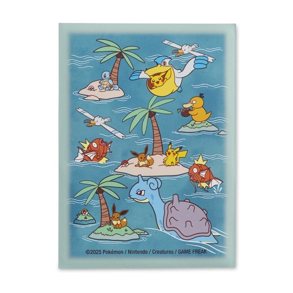 Pokémon TCG - Pokémon Sunny Sea - 65 lommer - Pokémon Center Card Sleeves