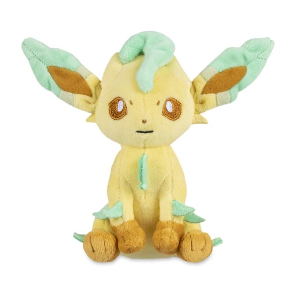 Pokémon - Leafeon (Sitting Cuties) - Pokémon Center Plush/Bamse 15cm